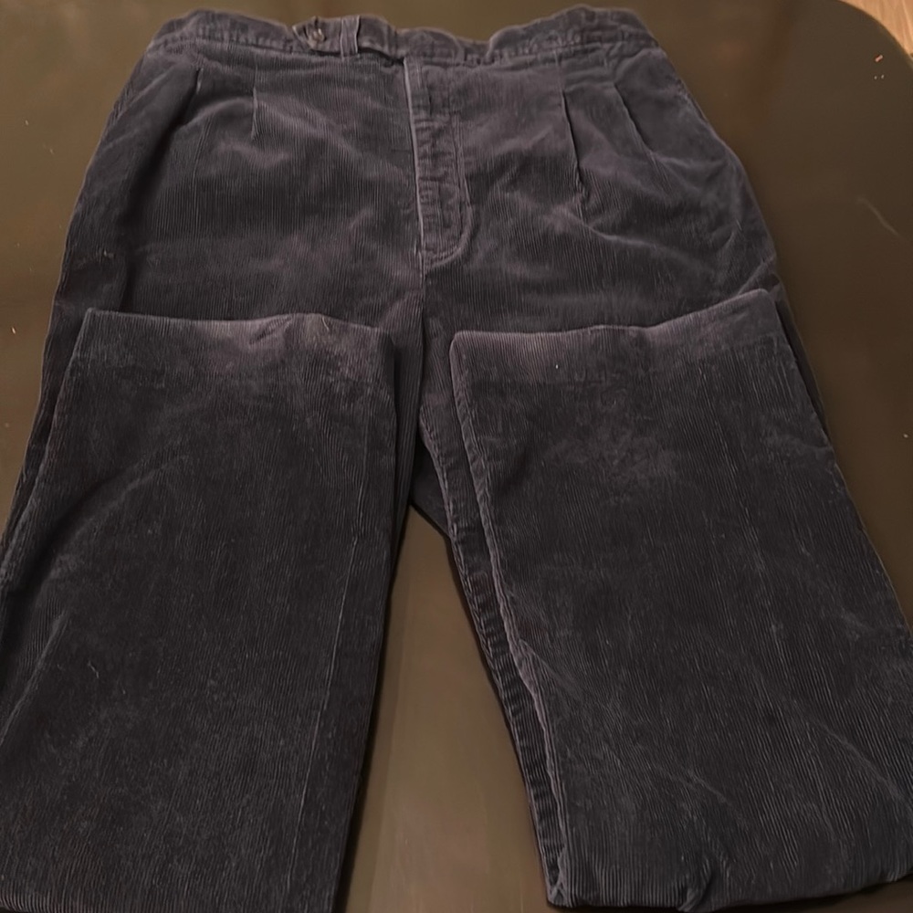 Corduroy skate pants dark blue
